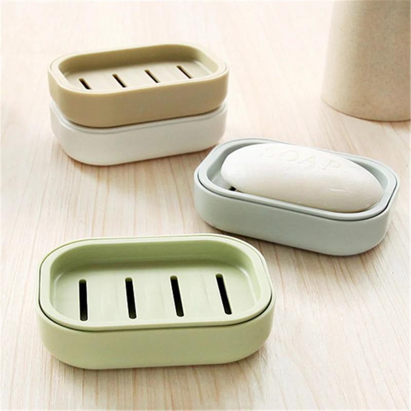 Product Introduction of New Bathroom Dish Plate Case Home Shower Travel Hiking Holder Container Soap Box Plastic Soap Box Dispenser Soap Rack Light 11