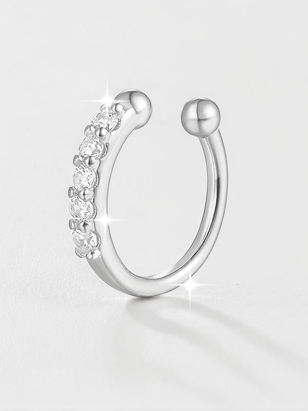925 Sterling Silver Nose Ring, Fashionable Nose Ring for Women & Men, Trendy All-match & Exquisite Jewelry for Birthday Gift 6