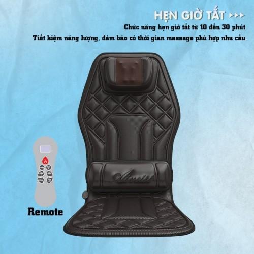 Ghế đệm massage trên ô tô và tại nhà Nikio NK-150 - Xoa bóp cổ vai gáy và rung toàn thân 4