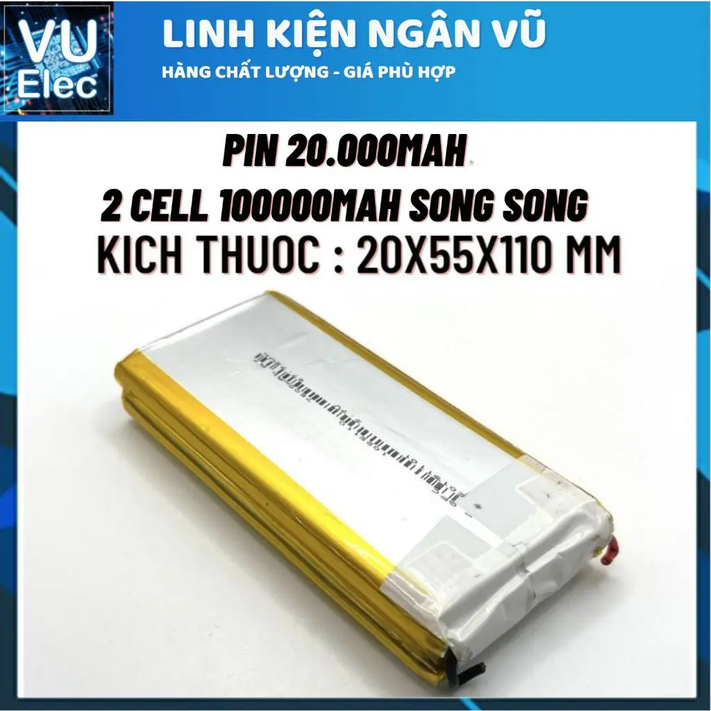 Pin thay thế sạc dự phòng 5000 - 20000mAh-Pin chế sạc dự phòng-Pin dung lượng cao