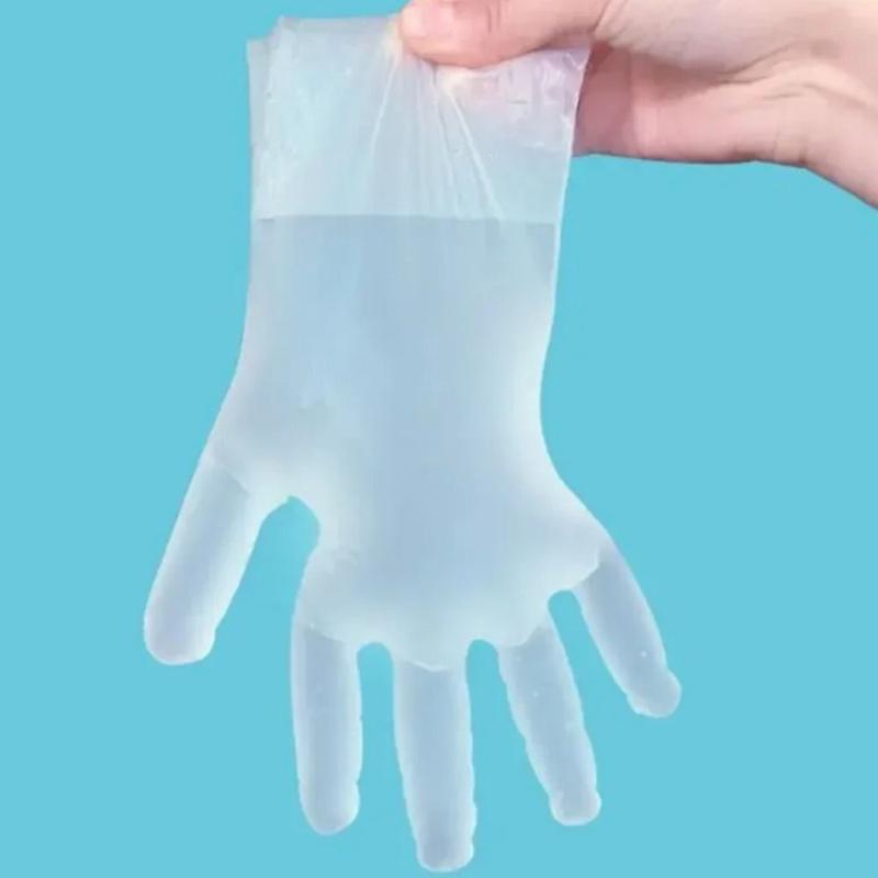 Product Introduction of 100pcs/box Cooking Cleaning Disposable For Transparent Plastic For Sanitary Gloves Household Gloves Gloves 2