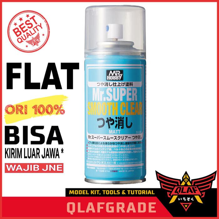 Gambar Mr Hobby MR SUPER SMOOTH CLEAR FLAT B530 - Top Coat 170ml untuk Permukaan Plastik Mulus Tidak Mudah Baret Ori 100% dari Wahkhilaf Kota Surabaya Tokopedia