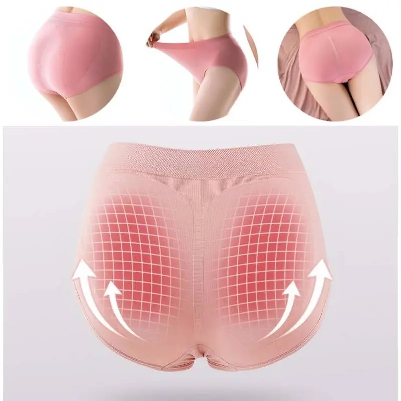 Đồ Lót Tổ Ong, Dành Cho Phụ Nữ, Cạp Thấp, Thoải Mái Và Thoáng Khí, Liền Mạch, Màu Trơn Nâng Bụng, Quần Sịp Bé Gái 2