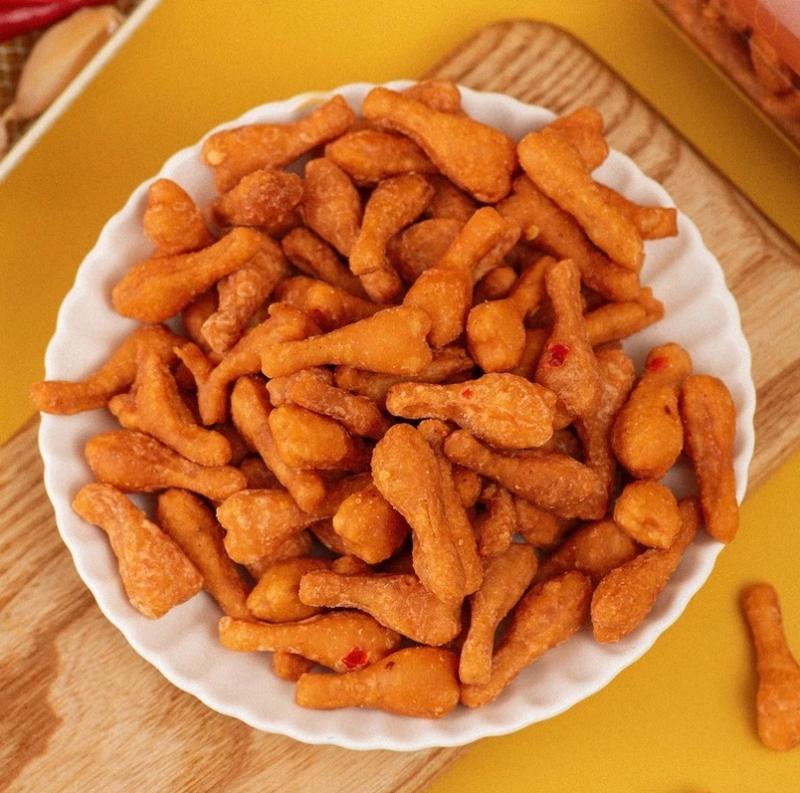 500G Quẩy Đùi Gà Phô Mai Cay,Quẩy Đùi Gà Sấy Phô Mai Giòn Tan Thơm Ngon, Đồ Ăn Vặt, Đồ 1k Food Snack Mặn Thức Ăn Đu Đủ trai