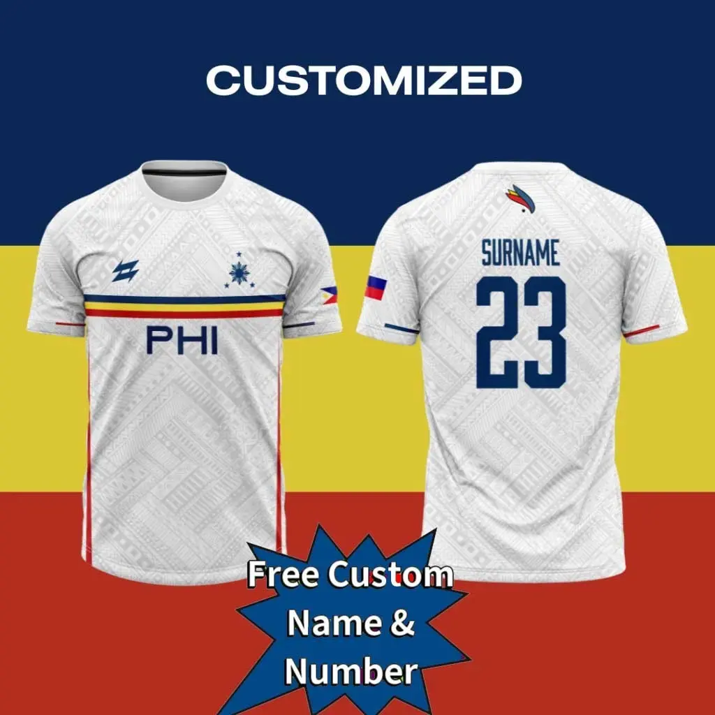 [Free Custom Name & Number]Pilipinas Ultimate Jersey 2023