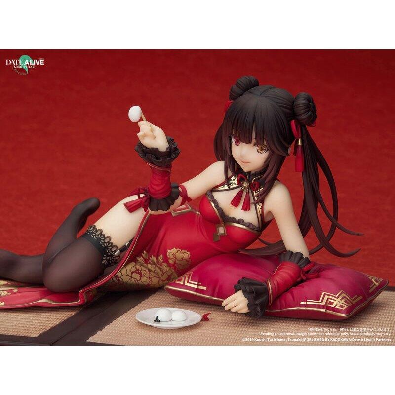 Mô Hình Nhân Vật Date A Live Kurumi Tokisaki, Váy Trung Quốc, 15cm, Đầy Đủ Hộp Đầy Đủ Toy Đồ Chơi Voi 1