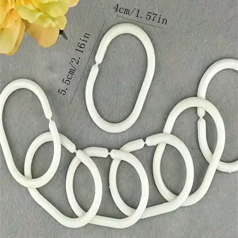Garden Shade Hook, 12pcs Durable Curtain Hook, Multifunctional Hook for Home Garden Balcony, Home Organizer, Home Decor 1