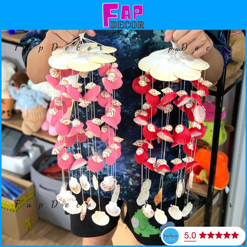 Chuông Gió Phong Thủy Làm Từ Vỏ Sò Ốc Biển Trang Trí Nhà Cửa, Phong Thủy Cho Nhà - FAPDECOR