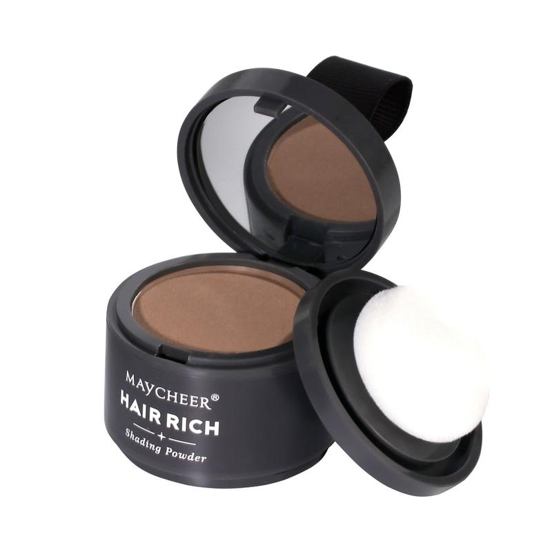 Product Introduction of 21 color Hair Shadow Powder Hairline Modified Repair Hair Shadow Trimming Powder Makeup Hair Concealer Natural Cover 2