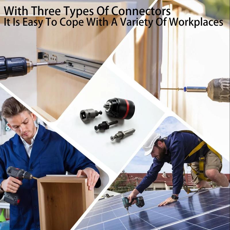 1/2-20UNF Keyless Drill Chuck & Accessories, Drill Chuck & Accessories, Professional Power Tool Accessories for Drill 7
