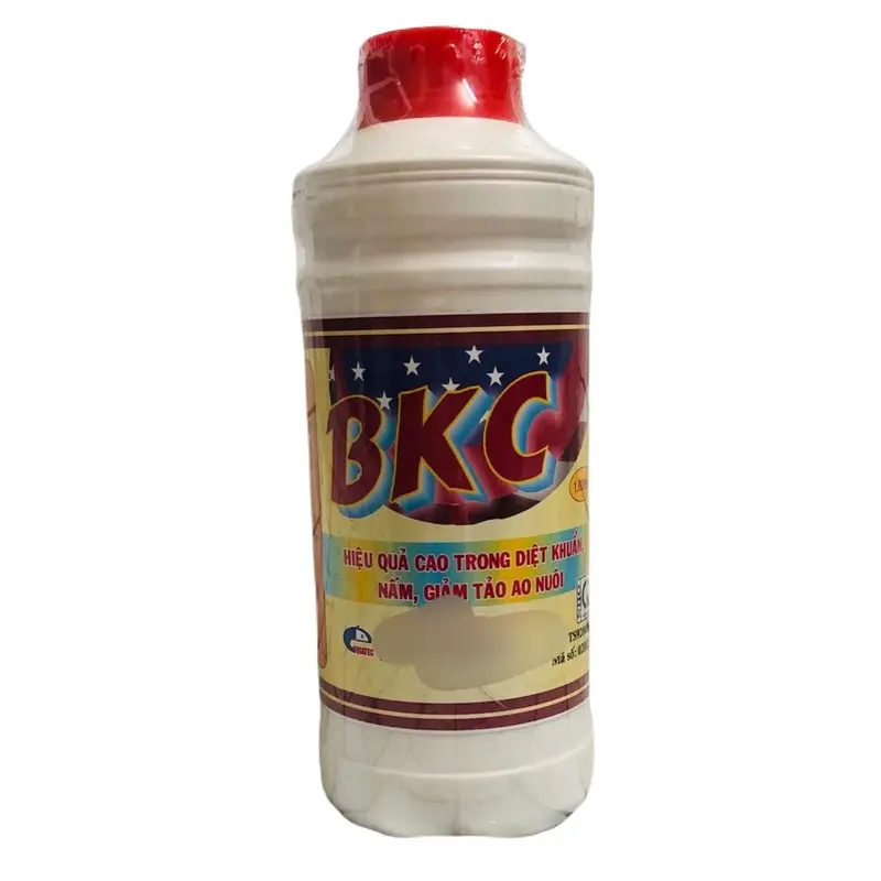 VUA DIỆT TẢO BKC Cắt tảo xanh, tảo đỏ trong Ao Nuôi Thủy sản hiệu quả ngay sau 24 giờ chai 1000 ml 1