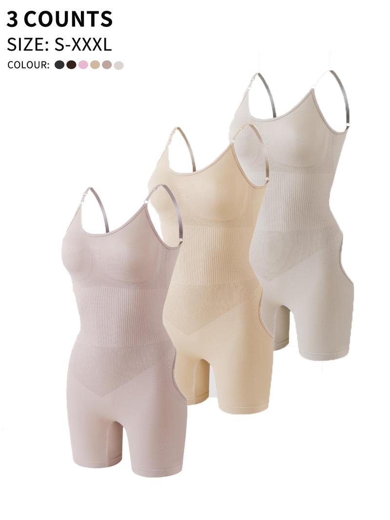 Product Introduction of Women's Solid Color Shapewear Romper, Tummy Control Butt Lifting Shaper, Women's Shapewear for Daily Wear 4
