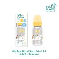 Gambar Vitaflow Botol Susu Multifungsi PP 140 ml Rainbow dari Vitaflow Baby Kota Administrasi Jakarta Timur 3 Tokopedia