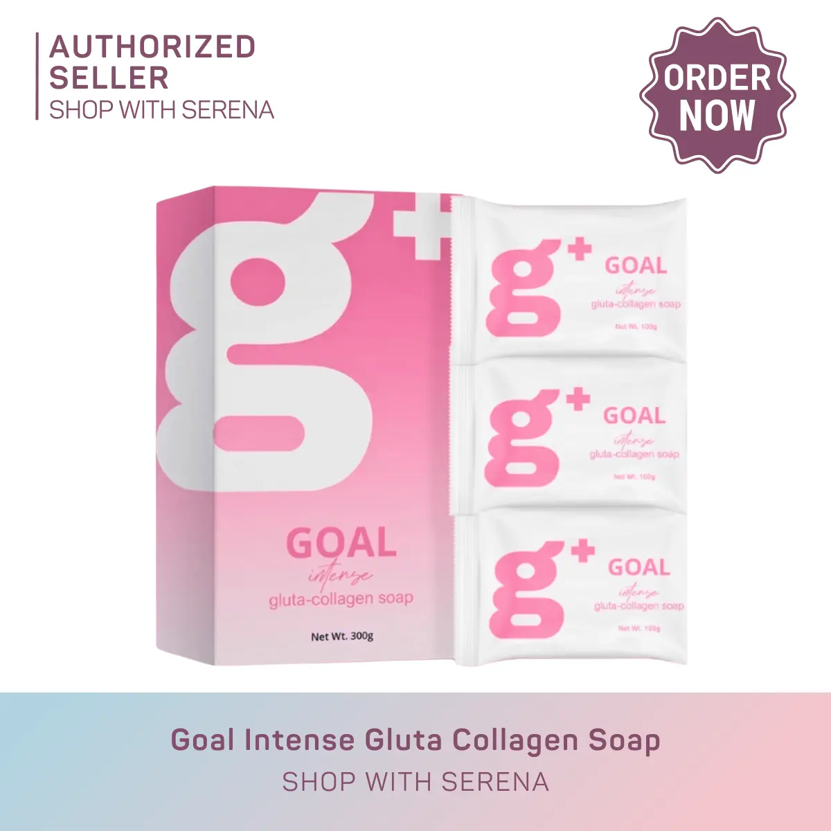 Family Pack 3PCS Goal Intense Gluta Collagen Soap 100g Lightening &  Brightening Glutathione Soap Body Care Body Wash