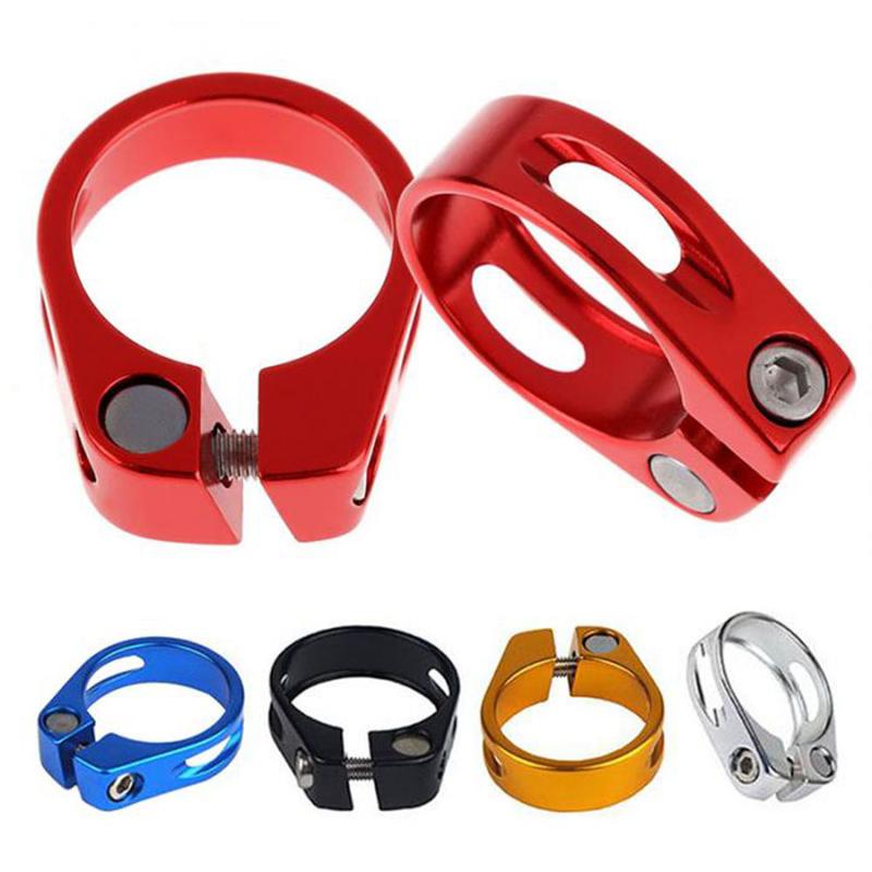 31.8mm/34.9mm Saddle Fixed Bicycle Accessories Seatposts Clamp Quick Release Aluminum Alloy Bike Parts 0