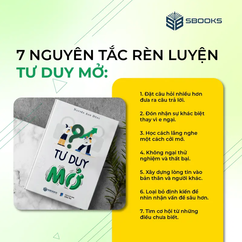 Sách - Tư Duy Mở (Nguyễn Anh Dũng) - SBOOKS 5