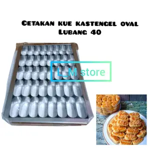 CETAKAN KUE KERING KASTENGEL OVAL LUBANG 40