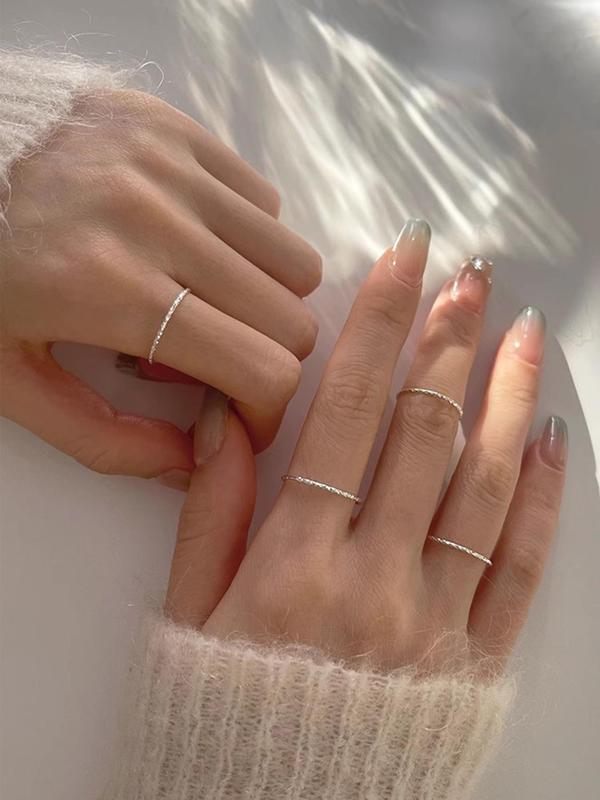 Women's Elegant Minimalist Ring Set, Trendy Exquisite Ring Set, Fashionable All-match Accessories As Gift for Women & Girls 2