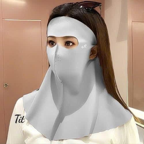 Beaugreen Chống Nắng UPF50 + Khăn quàng cổ chống tia cực tím toàn mặt Bảo Vệ cổ chống bụi thời trang Tấm che nắng thoáng khí Đi xe đạp