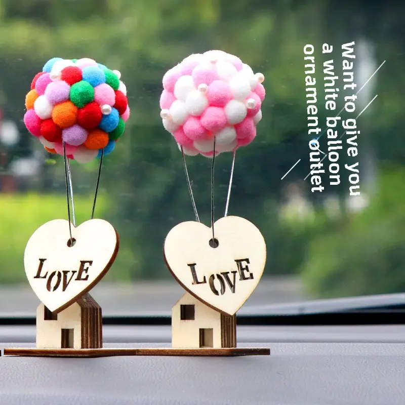 Đồ Trang Trí Xe Hơi, FEWOO, Bóng Bay, Phong Cách Cô Gái Trẻ, Xe Lửa Pompons, Mái Hiên An Ninh, Gạch Lát, Lời Nguyền Ai Cập
