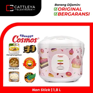 [COD] COSMOS RICE COOKER / MAGIC COM CRJ3301 CAKE / CRJ 3301 N CAKE / CRJ-3301 N CAKE (1,8 LITER) GARANSI RESMI