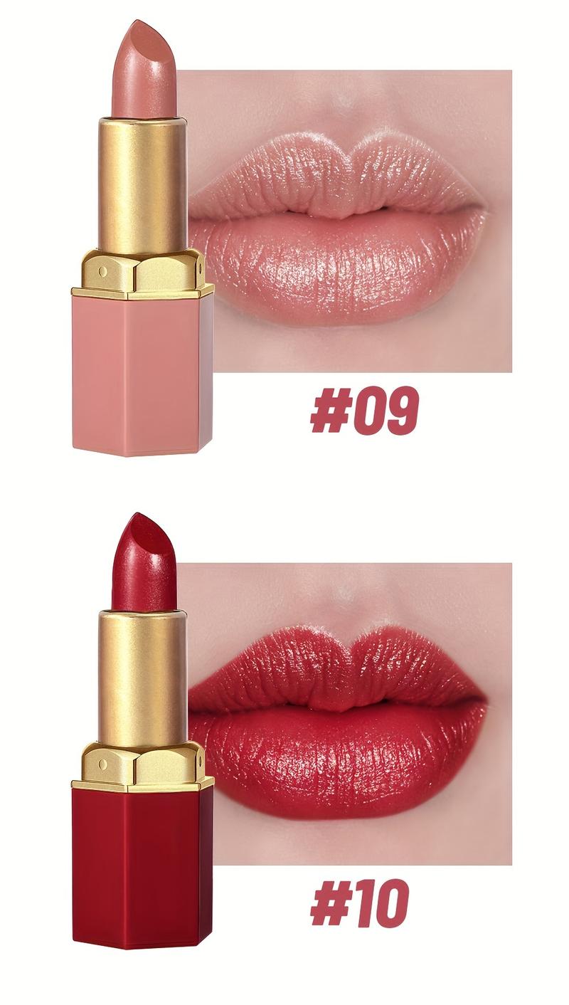 Product Introduction of Sam Sugar Mermaid Glitter Velvet Lipstick-Metallic Pearl Luster, Long Lasting Sparkly with Sequins, Perfect Gift for Women-Orange, Pink, Purple, Red Optional Makeup 10