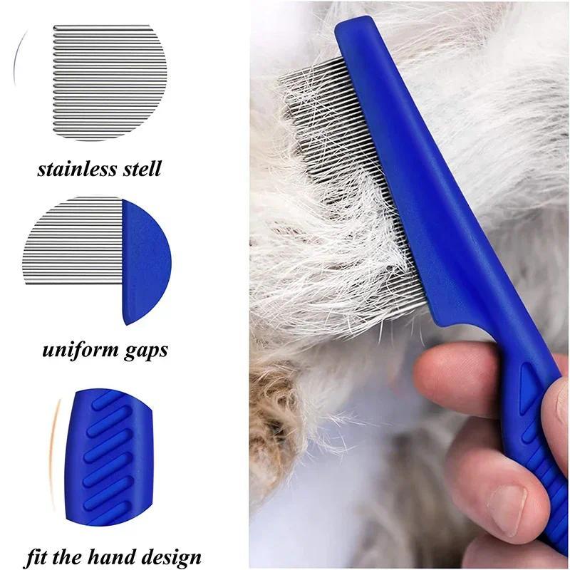 Product Introduction of 1Pc Rabbit Grooming Brush Pet Hair Remover Flea Comb Shampoo Bath Brush for Hamster Guinea Pig Rabbit Small Pet Accessories 20