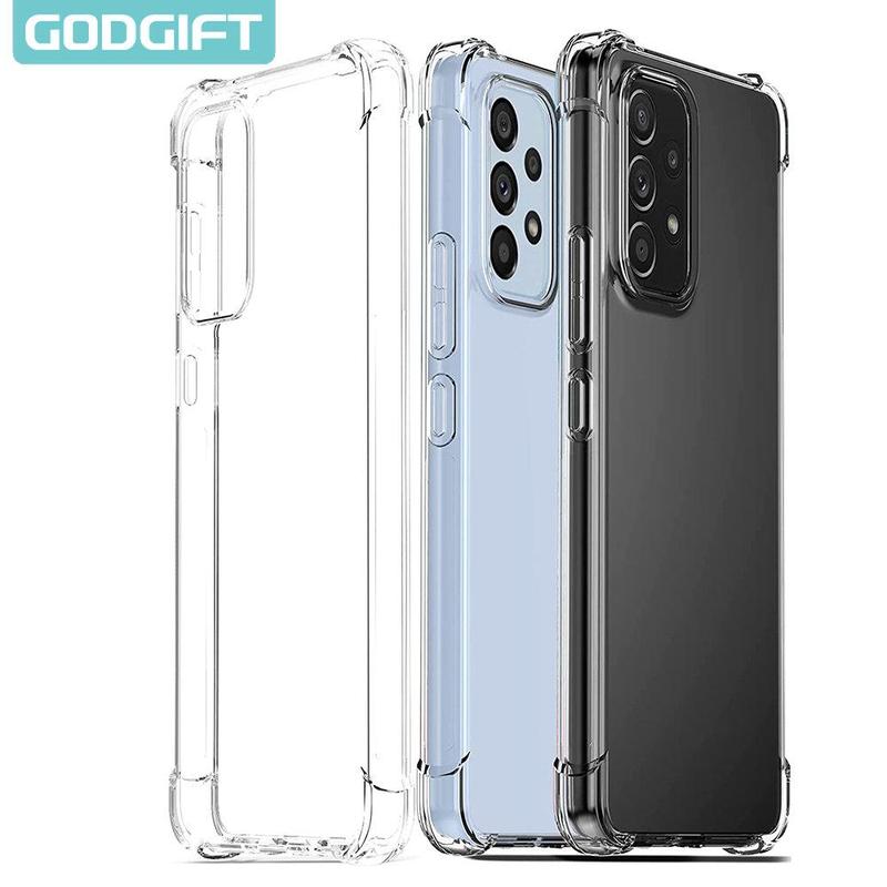 Ốp lưng silicon mềm chống sốc cho túi khí Samsung Galaxy, A73, A53, A33, A13, A72, A52, A32, A22, A12, A71, A51, A31, A70, A50, A50S, 4G, 5G, ốp lưng trong suốt