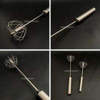 Gambar DNG Kocokan Telur Putar Otomatis 100% Stainless Steel Anti Karat - L (33cm) dari Geboyshopp_NEW Kota Administrasi Jakarta Barat 4 Tokopedia