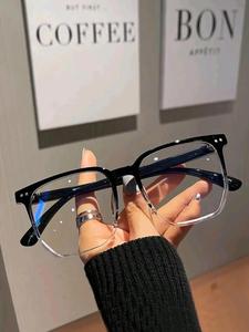 Lentes Sencillos para Uso Diario, Marco de Color Degradado para Moda, Accesorios de Viaje