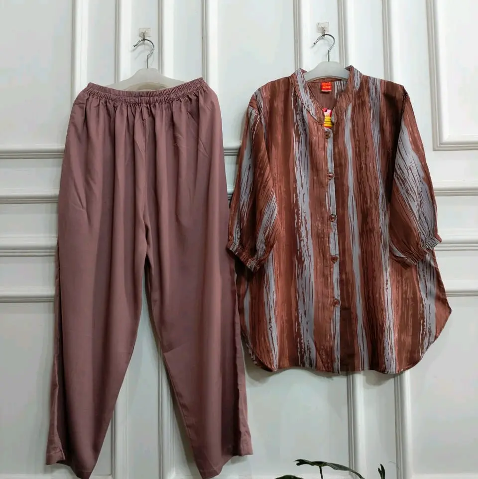 SETELAN WANITA RAYON Polo