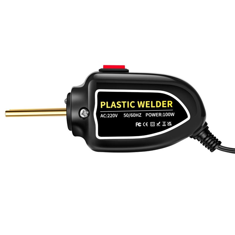 Product Introduction of Mechanical House2 Useful Plastic Stapler Guns Repair Tools 100W High Power Car Bumper Repair Mini Style UK Plug Welding Welder Machine Kit 26