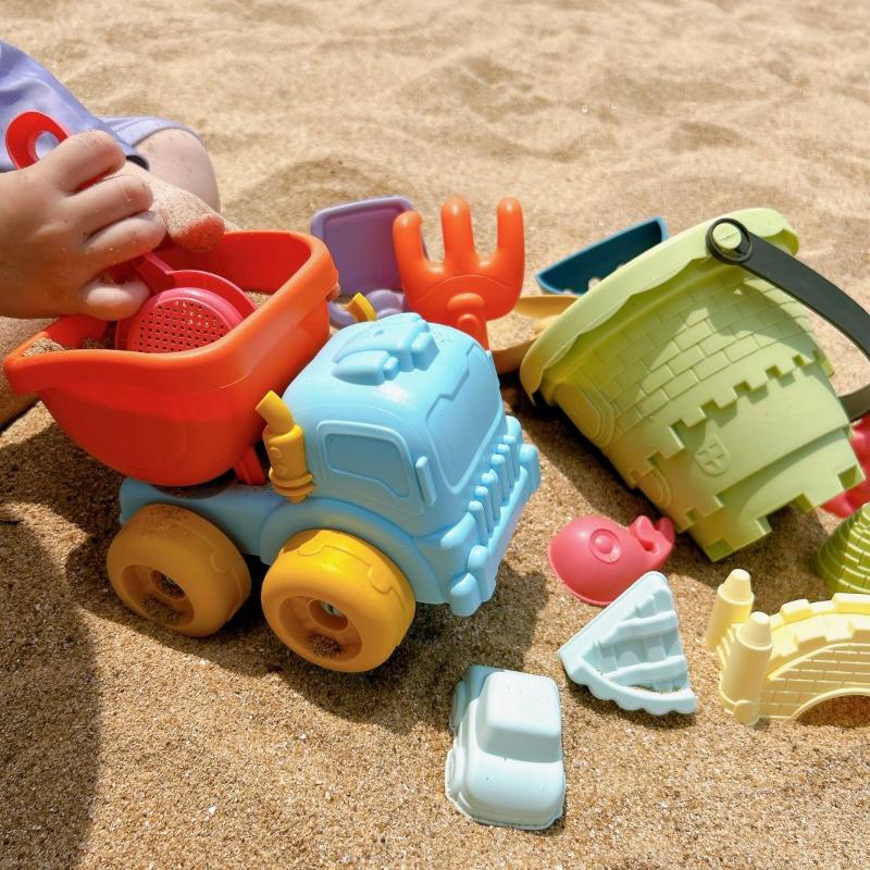 Product Introduction of Sand Digging Tools, Children's Beach Toys, ATVs, Children Playing At The Beach, Sand Castle, Bucket Set, Water Toys 37