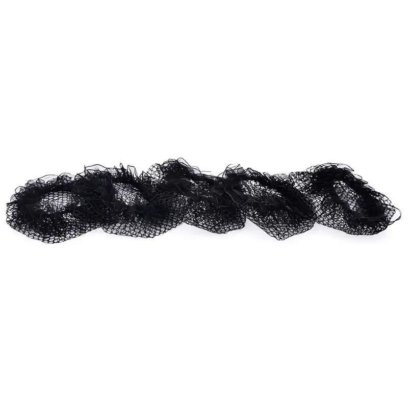 Bọc Búi Tóc Trơn Màu Đen, Dành Cho Nữ, Chất Liệu Lưới Snood, Thích Hợp Cho Bữa Tiệc, Khiêu Vũ Và Trượt Băng, Phong Cách Ballet, Hàng Mới Về 5