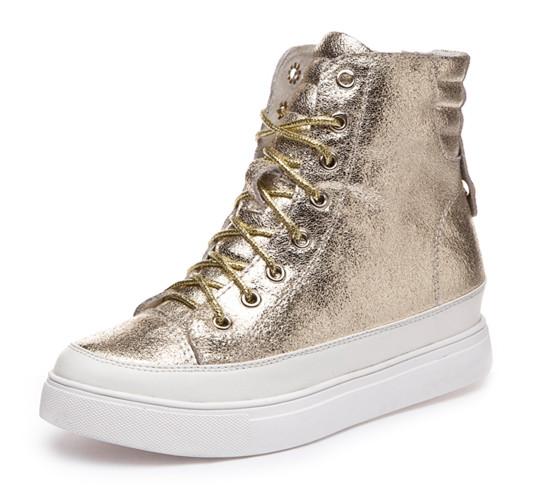 Product Introduction of New Round Colorful Shoelaces Glitter White Shoelaces of sneakers Metallic Shiny gold  silver Flat shoe laces sports running Lace 23