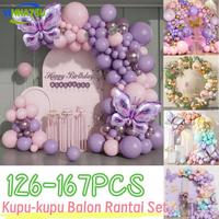 Gambar Vinnatsu 167PCS Christmas Decorations Dekorasi Natal Kupu-kupu Balon Rantai Set Balon Set Balon Multi-Warna Balon Set Garland Arch Untuk Pesta Ulang Tahun Anak Pernikahan Dekorasi - A-126PCS dari Vinnatsu Kab. Tangerang 1 Tokopedia