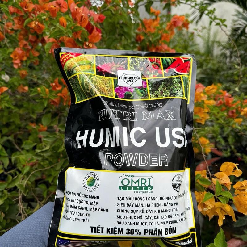 Phân Bón Humic USA gói 1kg Đen tan nhanh