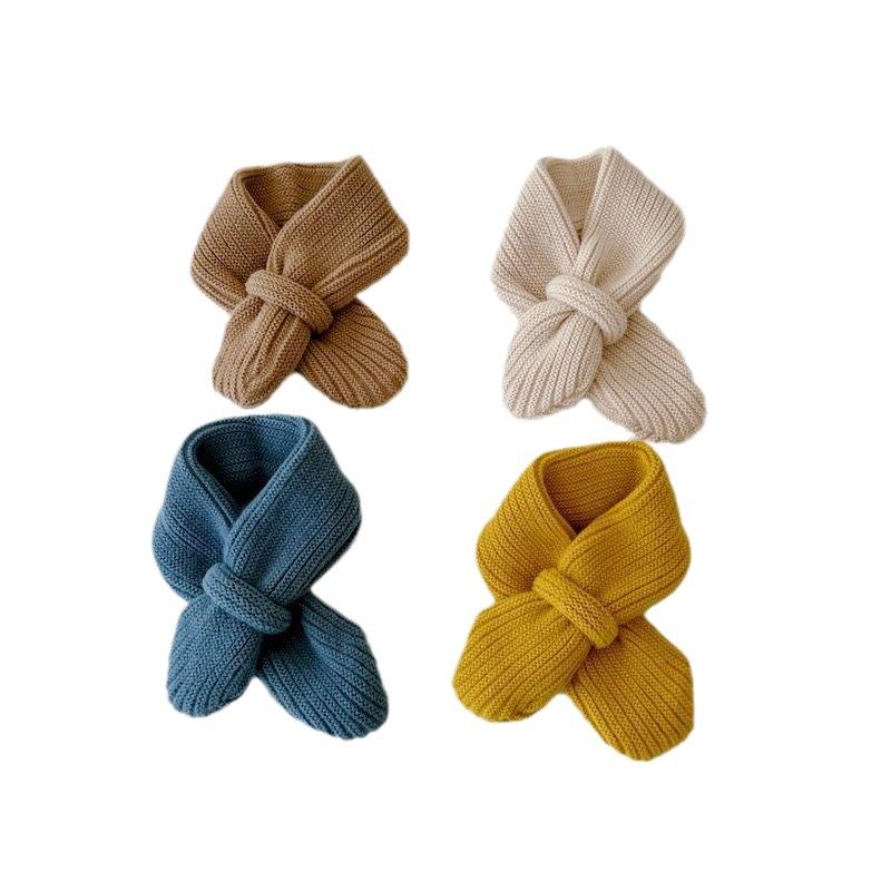 Winter Baby Scarf Soft Warm Knitted Kids Scarves for Girls Boys Candy Children Scarfs Toddler Neck Warmer Infant Acccessories 5
