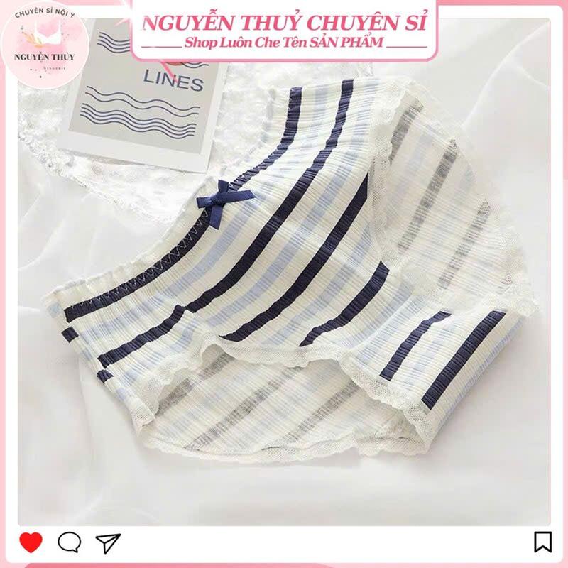 Product Introduction of Combo 10 Quần Lót Nữ Cotton Viền Ren Cute Tăm Mềm Đính Ren Nơ Love Cao Cấp, Co Giãn 4 Chiều Kháng Khuẩn - CS046 31