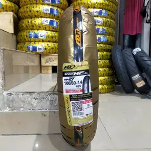 Ban IRC SCT 006 100/80-14 Tubeless Ring 14 Untuk Motor PCX 150 Vario 160 Gratis Pentil - FDR MP 27 100/80-14