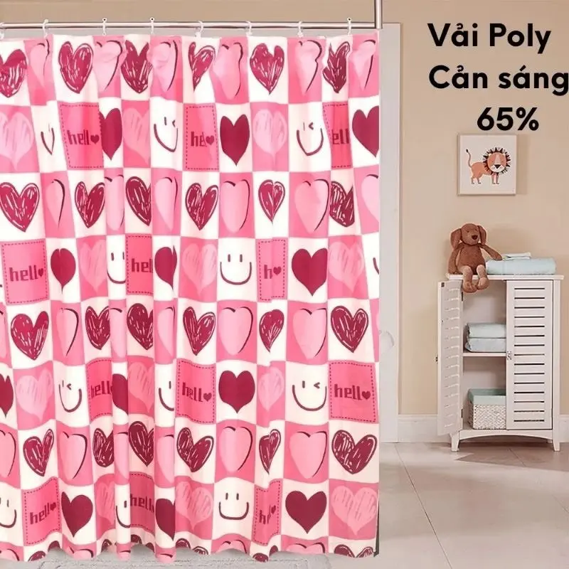 (Tặng dây treo)Rido rèm cửa kích thước 1mx1m3,1m4x1m8,1m6x1m9,2m2x2m,3mx2m,4mx2m 6