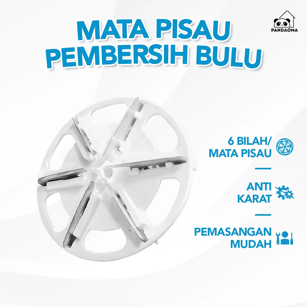Pandaoma Refill Pisau Lint Remover Portable Pembersih Bulu Pakaian
