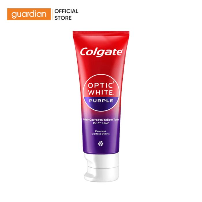 Kem Đánh Răng Colgate Trắng Răng Optic White Purple 100g