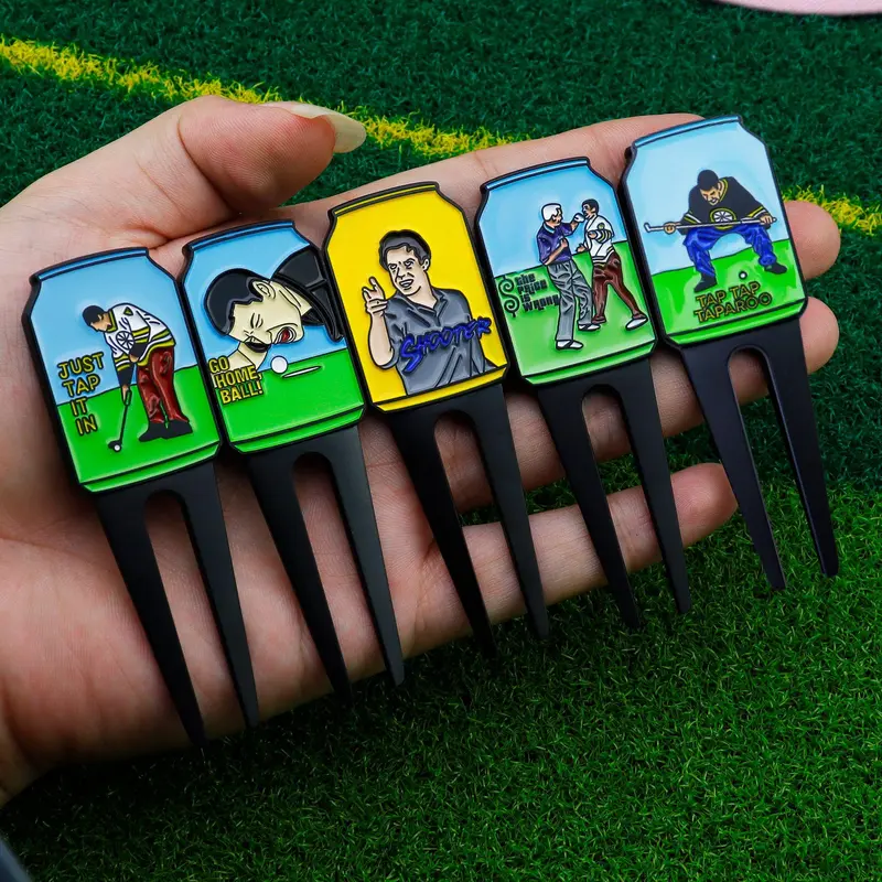 Funny Golf Divot Repair Tool, 4 Counts/set Golf Accessories for Men, Golf Enthusiast Gift, Great Gift for Golf Lovers 3