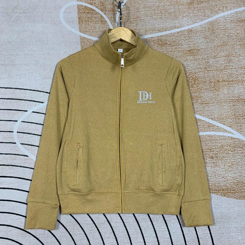 Áo khoác thun tăm gân không nón thiết kế 6 túi.co giãn mạnh thiết kế tay sỏ ngón