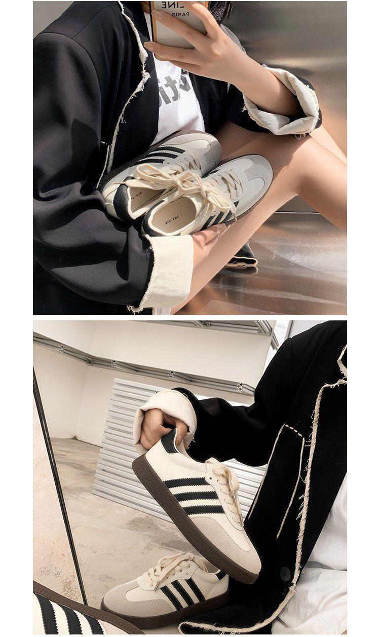 Product Introduction of รองเท้าเทรนนิ่งเยอรมันสไตล์อเมริกัน, สำหรับผู้หญิง, คอลเลกชันใหม่ฤดูใบไม้ร่วงปี 2024, รองเท้าสีขาวแบนเอนกประสงค์, รองเท้าตะกร้าแบบผูกเชือกคลาสสิก, Cortez, อินเทรนด์ 19