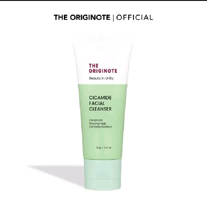 the originote cicamide facial cleanser 70gr
