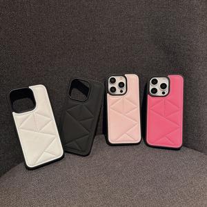 Ốp Điện Thoại, Tương Thích Với iPhone 16promax, Thiết Kế Lưới Kim Cương Đám Mây, Bao Gồm Tất Cả, Chống Rơi, Thích Hợp Cho Áo Mưa 15 / 14 / 13 / 12 / 11, Hb107-09