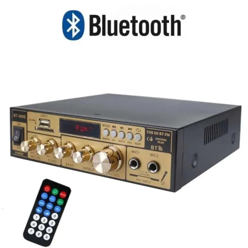 MKC Audio Ampurifier Bluetooth 5.0 Stereo 2 Channel 800w -BT-309E 8