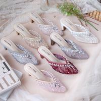 Gambar Maddy Beads / wedding shoes brukat payet 7cm Wanita Pesta - Mauve Grey, 37 dari Cellene Shoes Kota Surabaya 1 Tokopedia